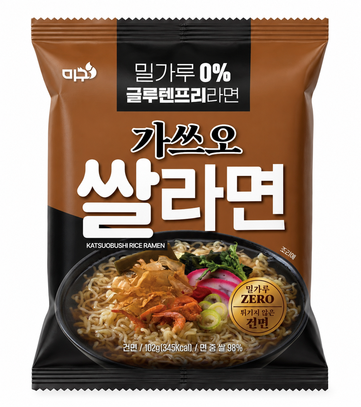 미구 가쓰오 쌀라면 봉지 제품